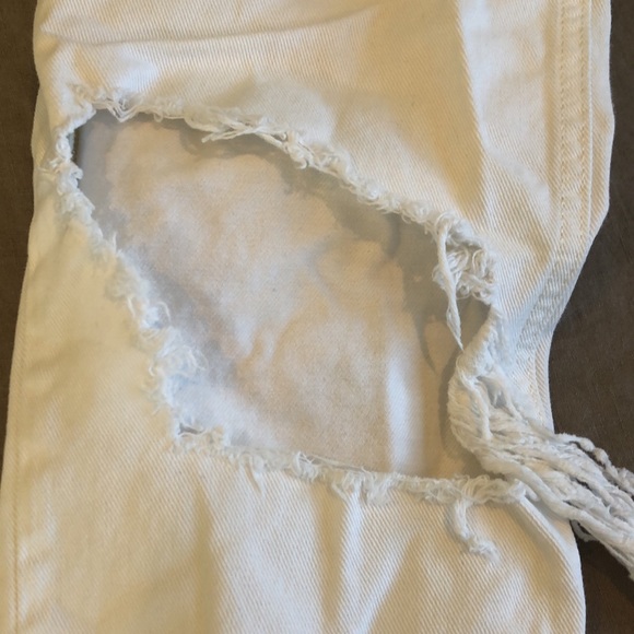 EUC Free People high rise cropped mom jeans - Picture 6 of 6